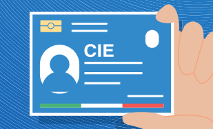 CIE : Carta di identita' elettronica.